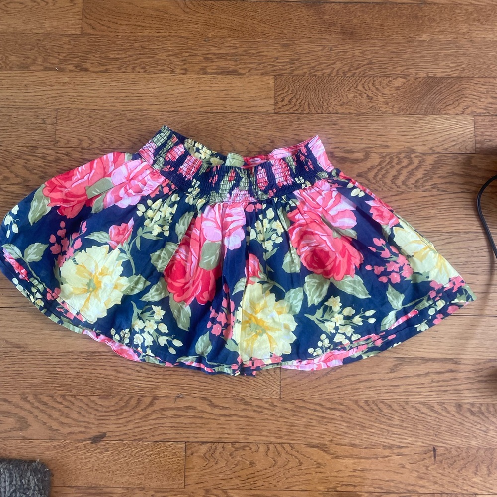 Abercombie kids girls floral skirt